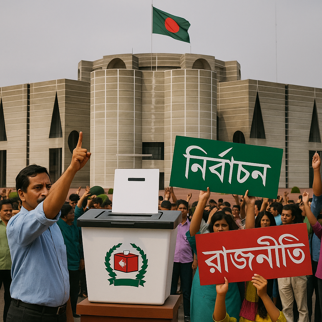 "২০২৫ সালের বাংলাদেশের রাজনীতির অবস্থা – জাতীয় সংসদ ও নির্বাচনী প্রস্তুতি"